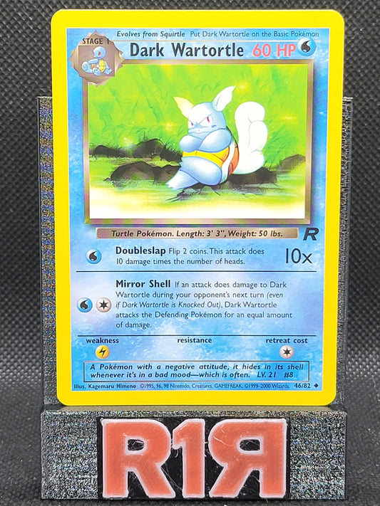 Pokémon trading card featuring Dark Wartortle