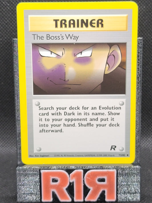 The Boss's Way 73/82 Team Rocket