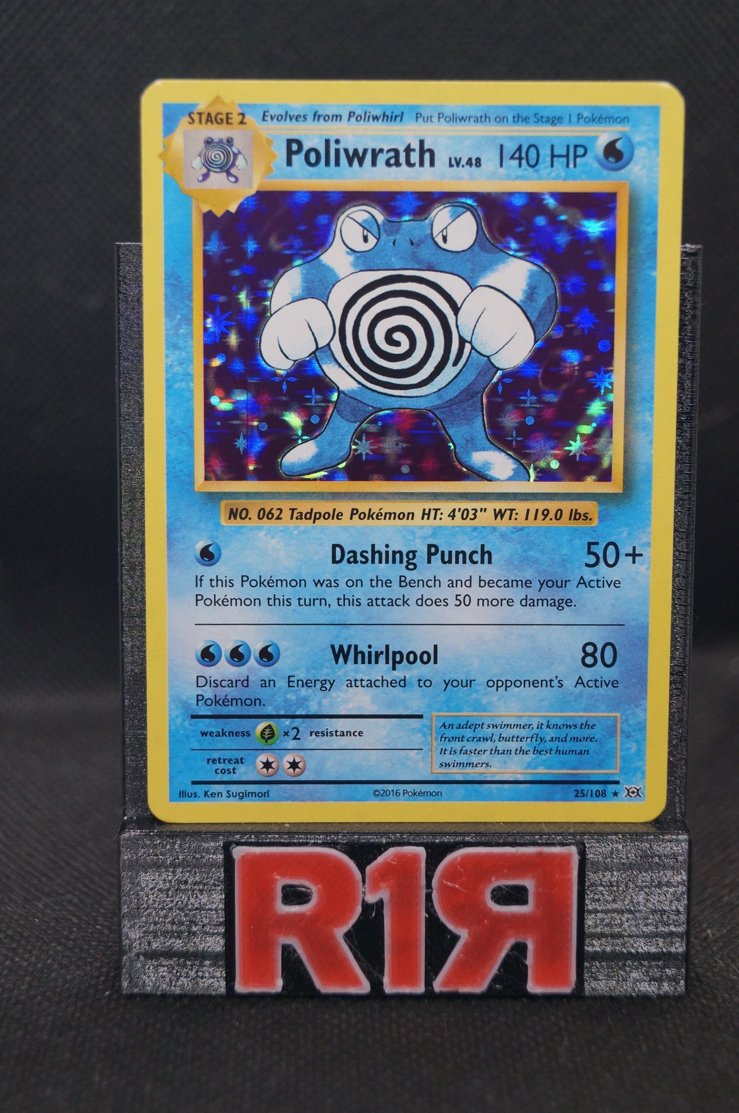 Poliwrath 25/108 Evolutions Holo