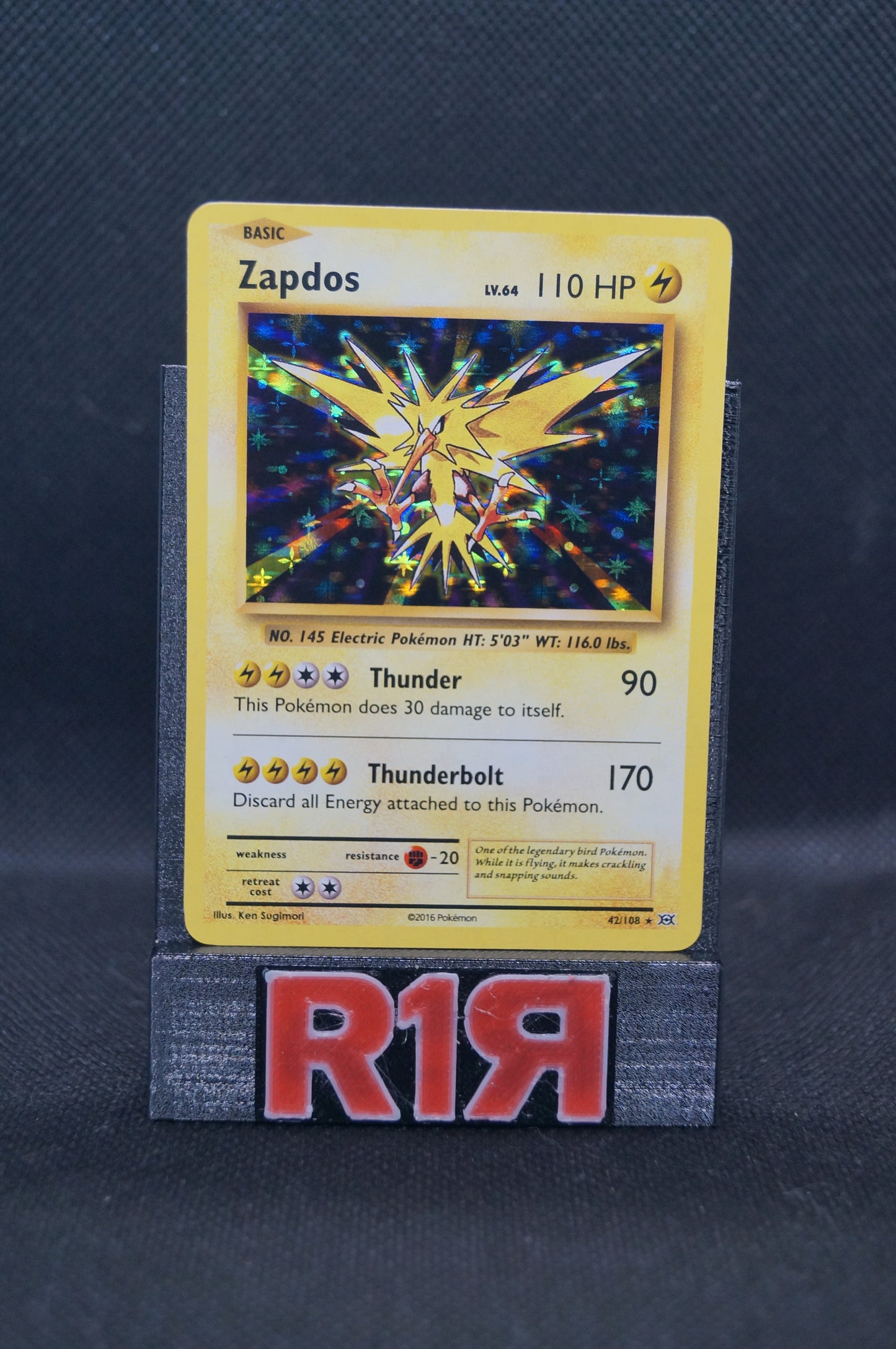 Zapdos 42/108 Evolutions Holo