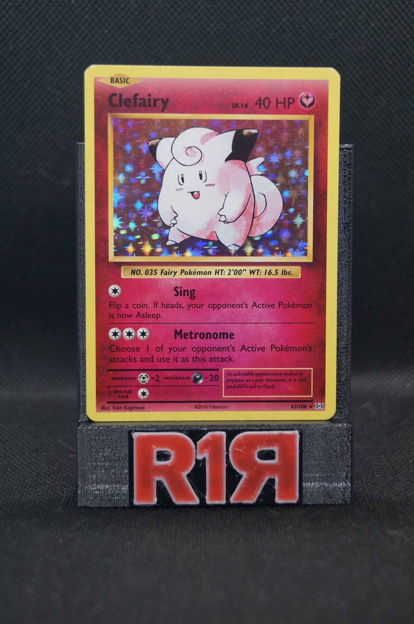 Clefairy 63/108 Evolutions Holo
