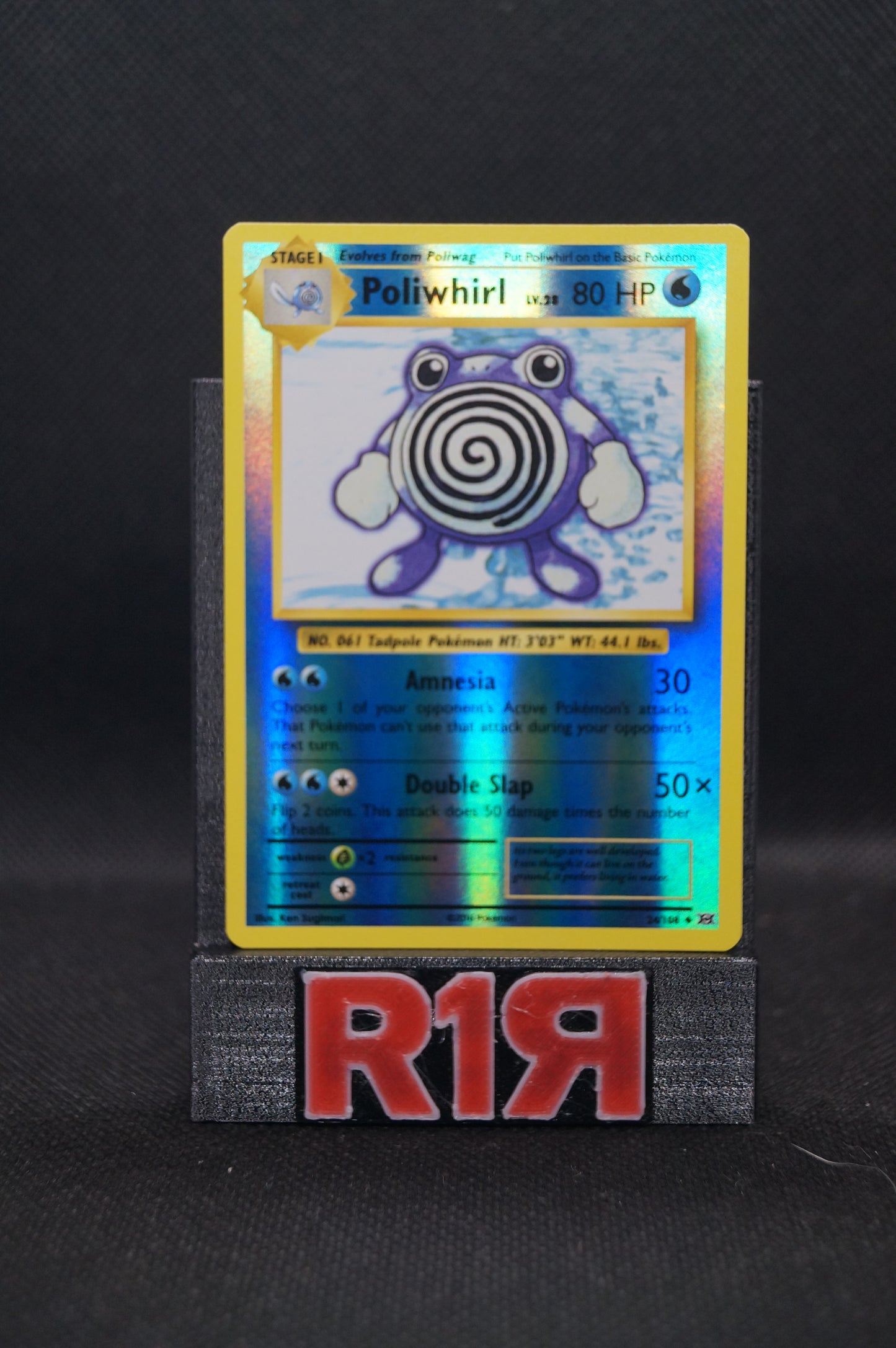 Poliwhirl 24/108 Evolutions Reverse Holo