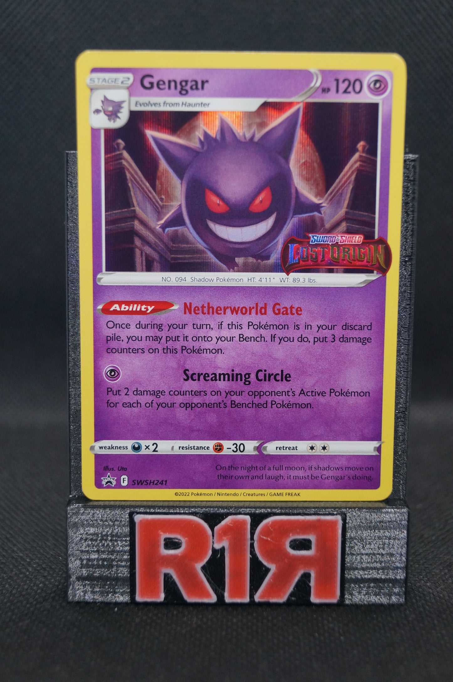 Gengar SWSH241 Lost Origin Pre Release Promo