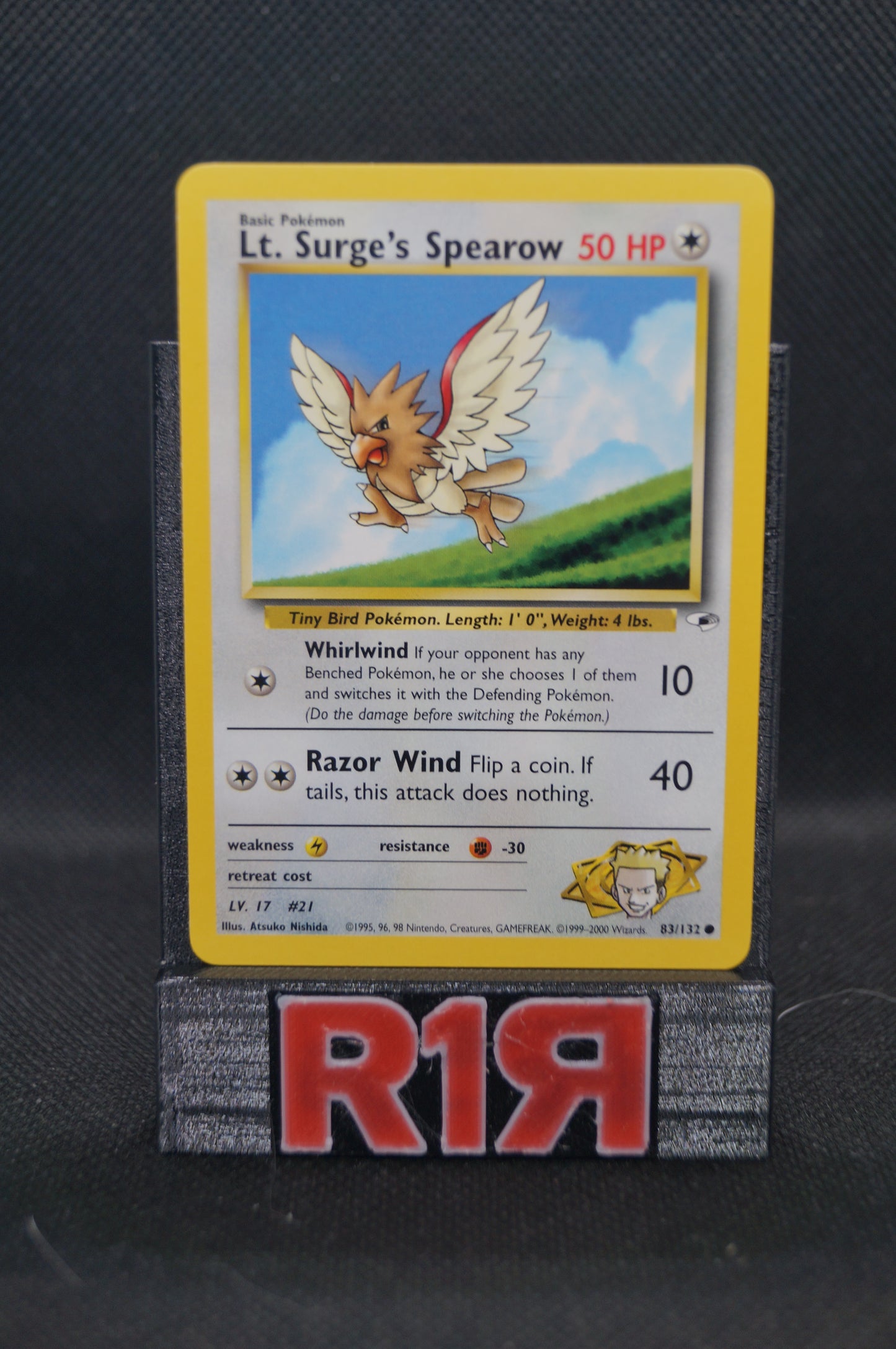 Lt. Surge's Spearow 83/132 Gym Heroes