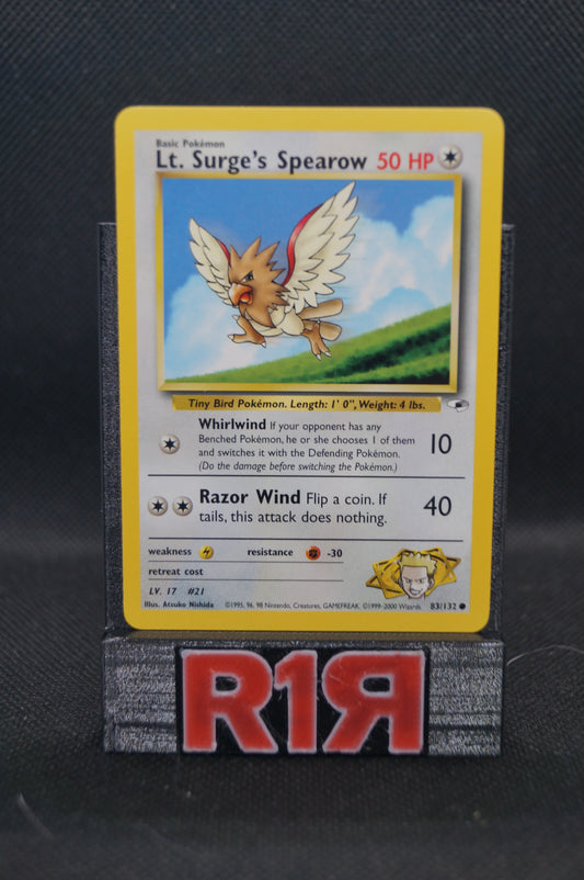 Lt. Surge's Spearow 83/132 Gym Heroes