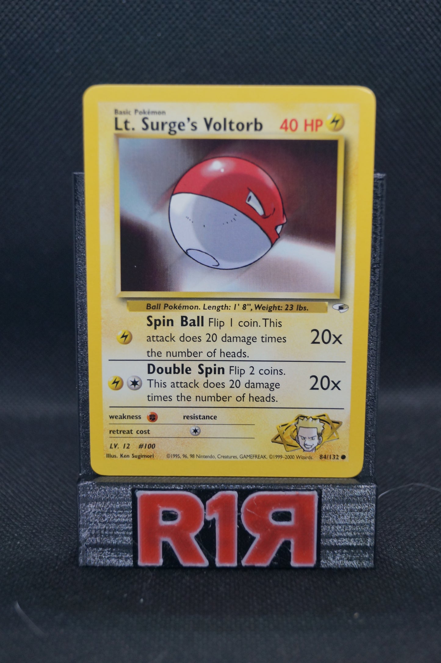 Lt. Surge's Voltorb 84/132 Gym Heroes