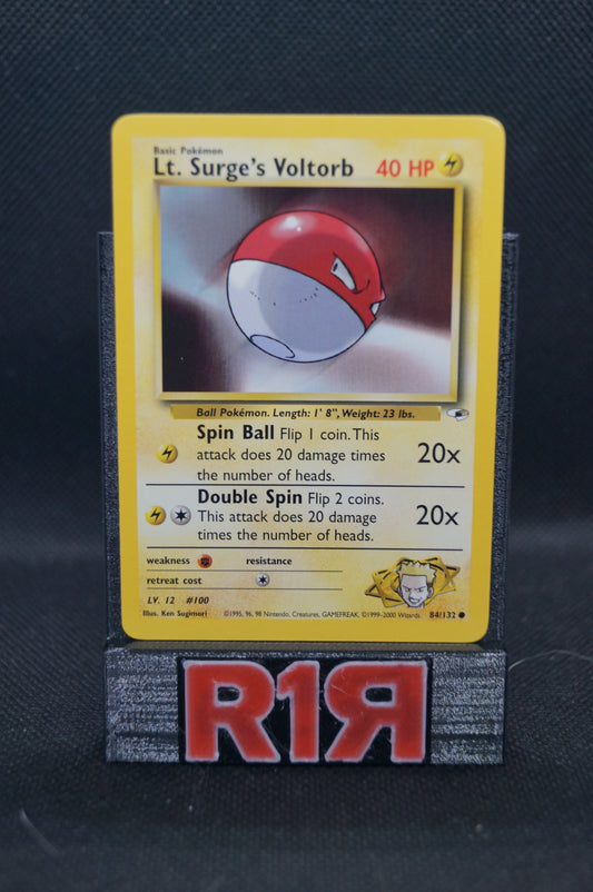 Lt. Surge's Voltorb 84/132 Gym Heroes