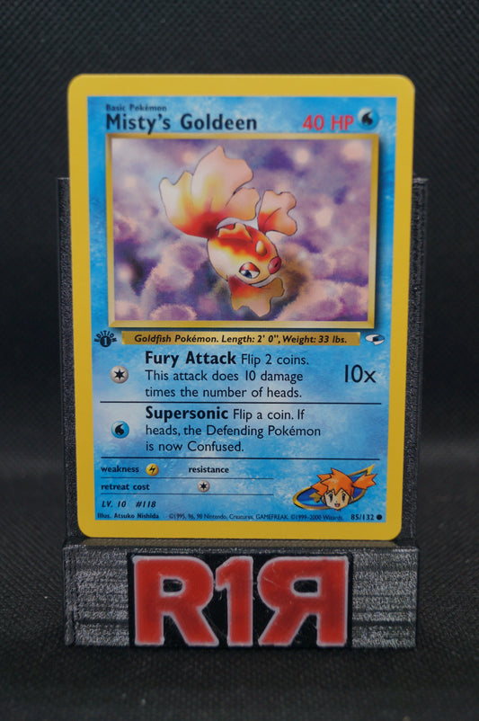 Misty's Goldeen 85/132 Gym Heroes 1st Edition