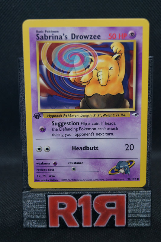 Sabrina's Drowzee 92/132 Gym Heroes 1st Edition