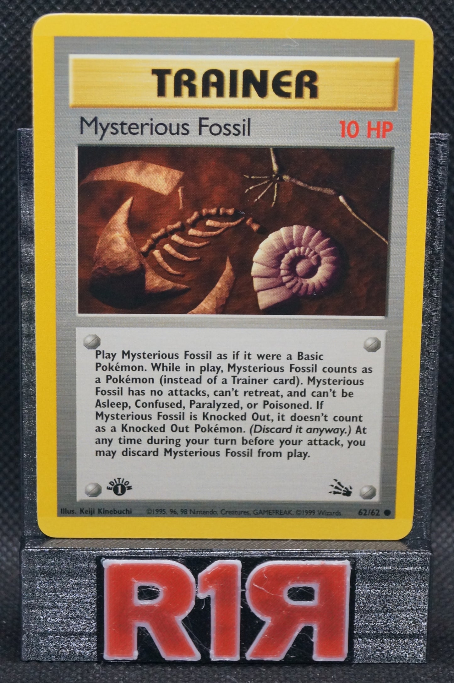 Mysterious Fossil 62/62 Fossil 1st Edition
