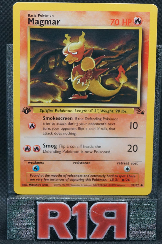 Magmar 39/62 Fossil 1st Edition
