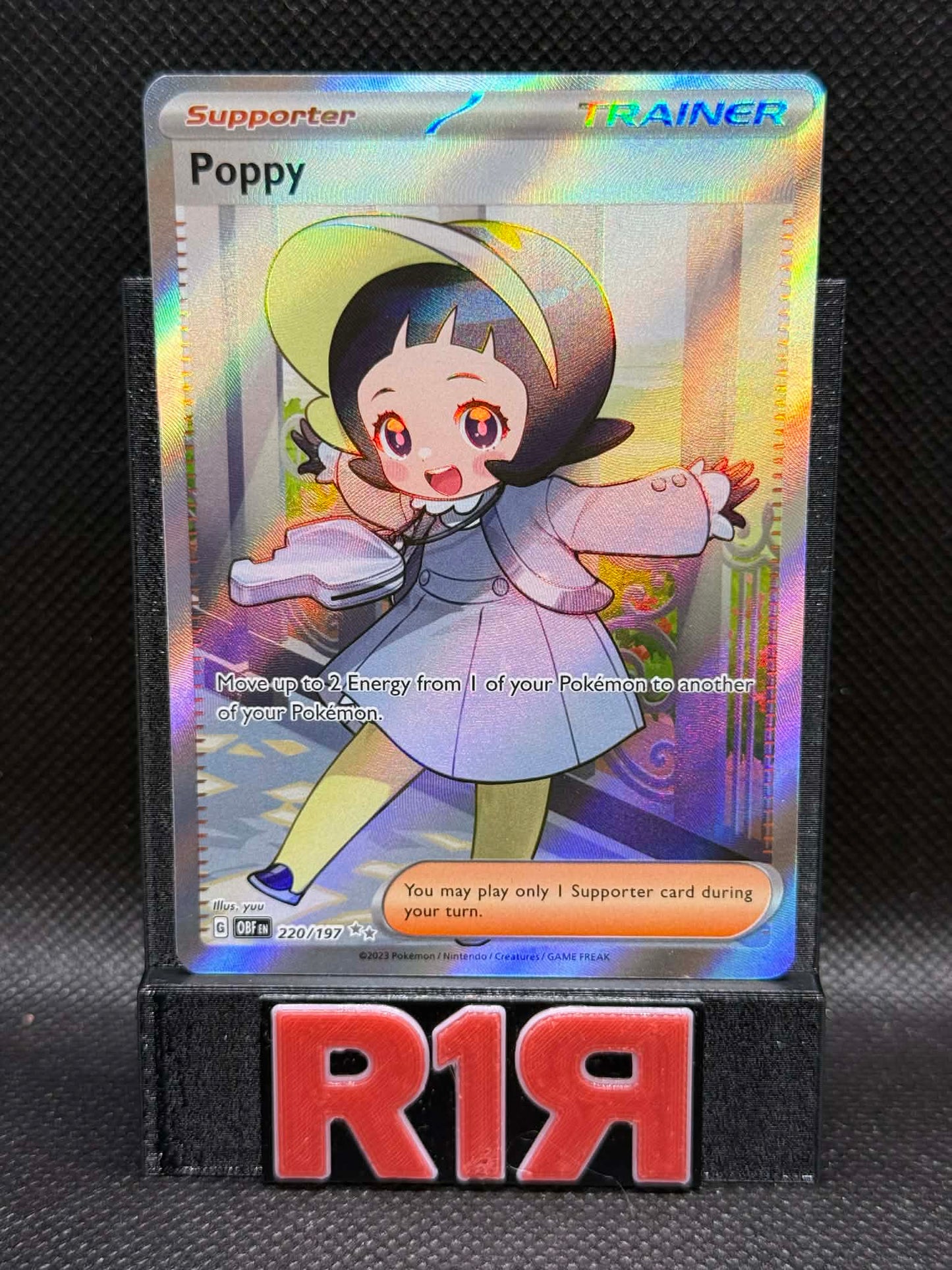 Poppy 220/197 Obsidian Flames