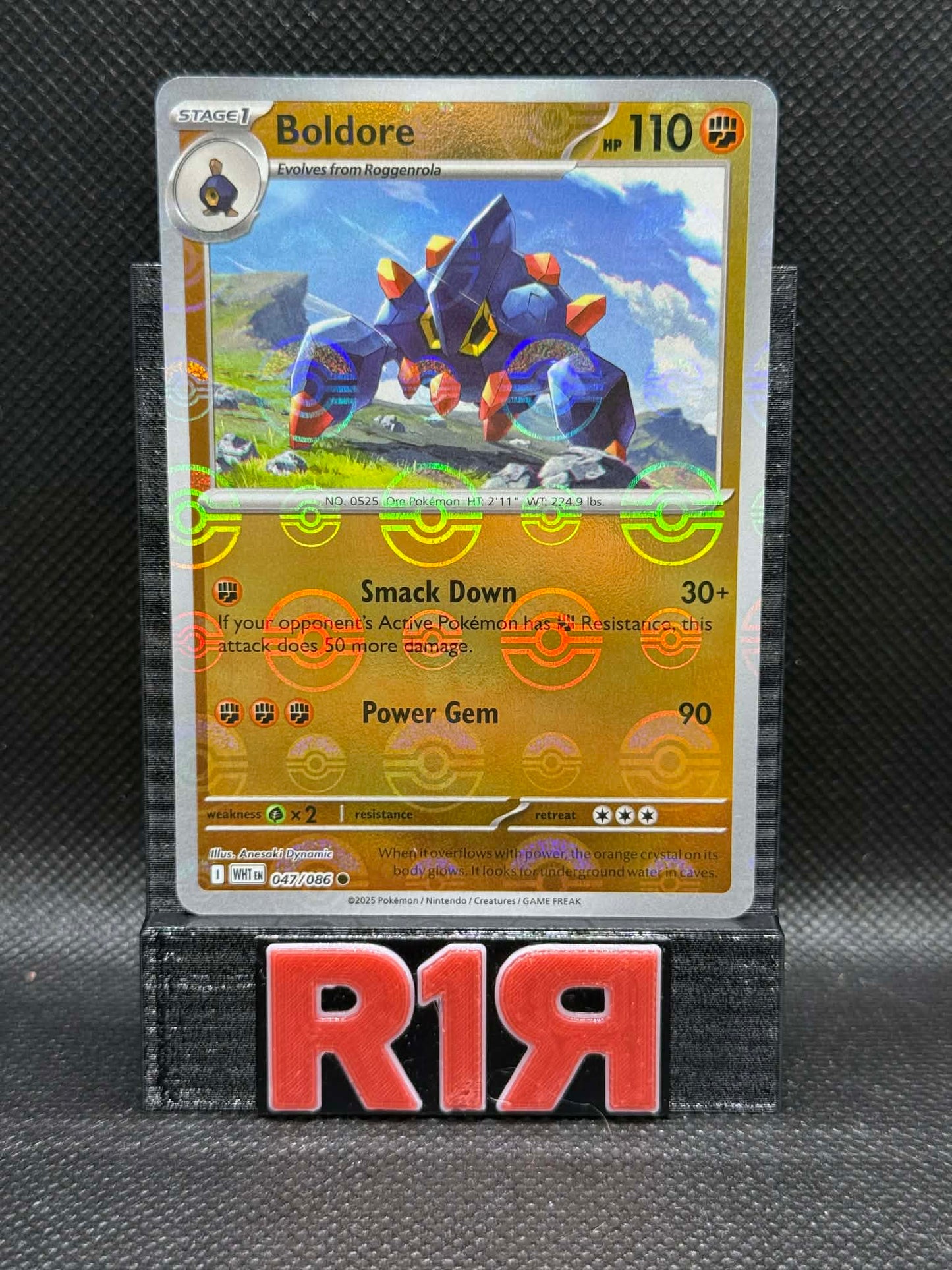 Boldore 047/086 White Flare - Poke Ball