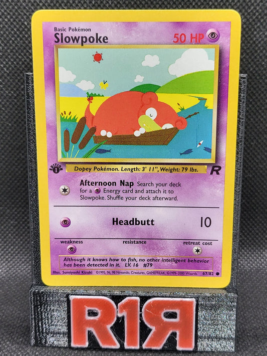 Slowpoke 67/82 Team Rocket 1st Edition
